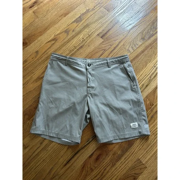 Katin Mens Hybrid Trail Shorts Khaki Size 34 Hiking Board Swim Outdoors Active - Picture 1 of 7